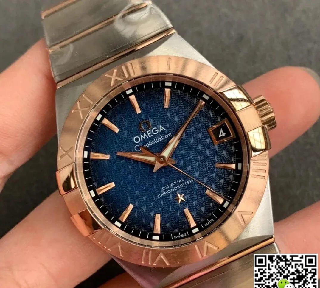 Omega Constellation 123.20.38.21.03.001 VS Factory 1:1 Best Edition Replica Watch Titanium Case